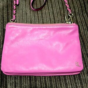 Adorable Elliott Lucca leather purse w/detachable strap and detachable section